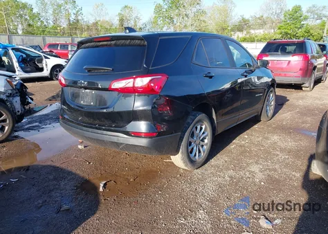 2020 Chevrolet Equinox Fwd Ls из США, поврежденный, VIN 2GNAXHEV2L6221539